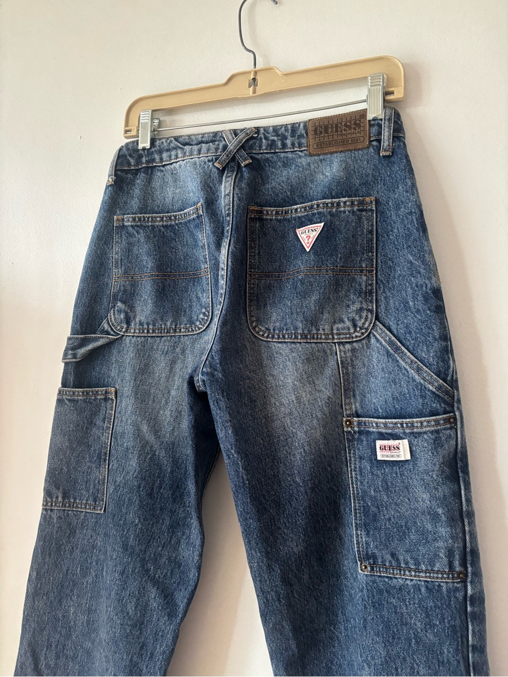 GUESS Dark Blue Carpenter Denim Jeans